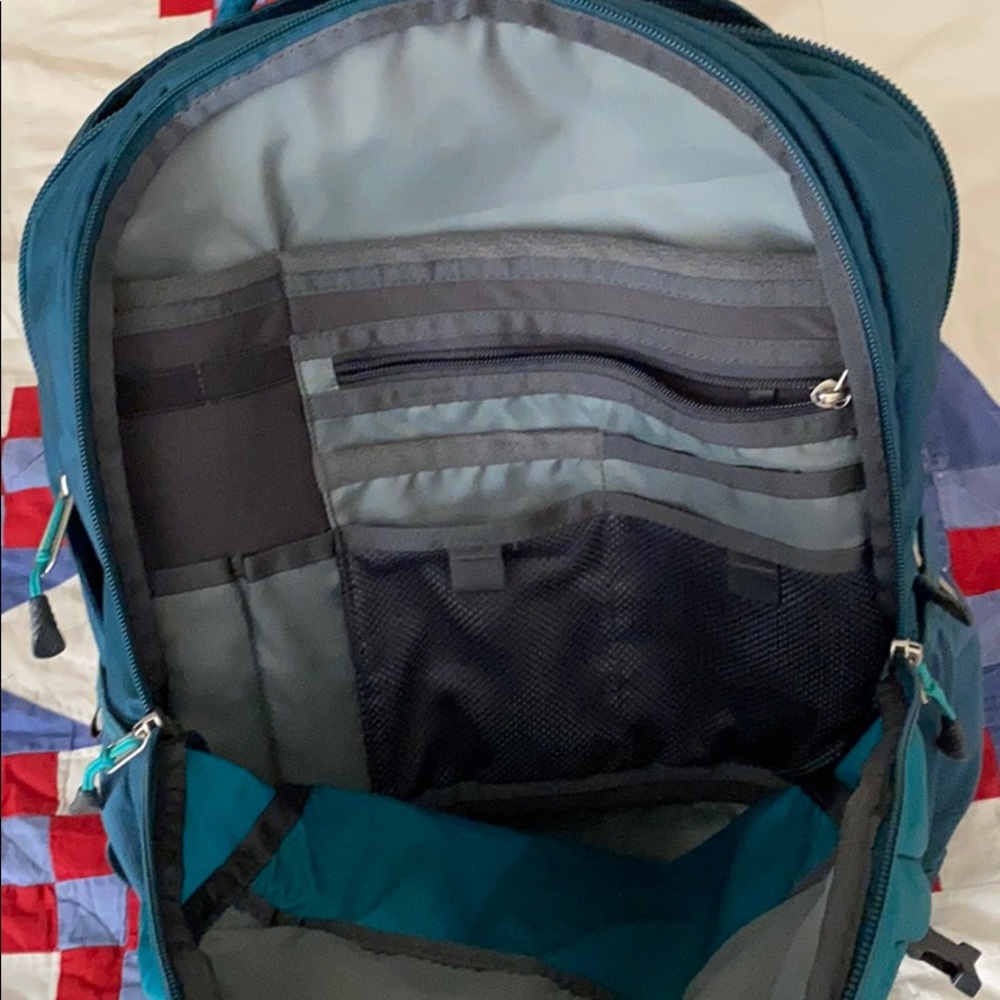 Light Blue North Face Backpack - Picture 3 of 4